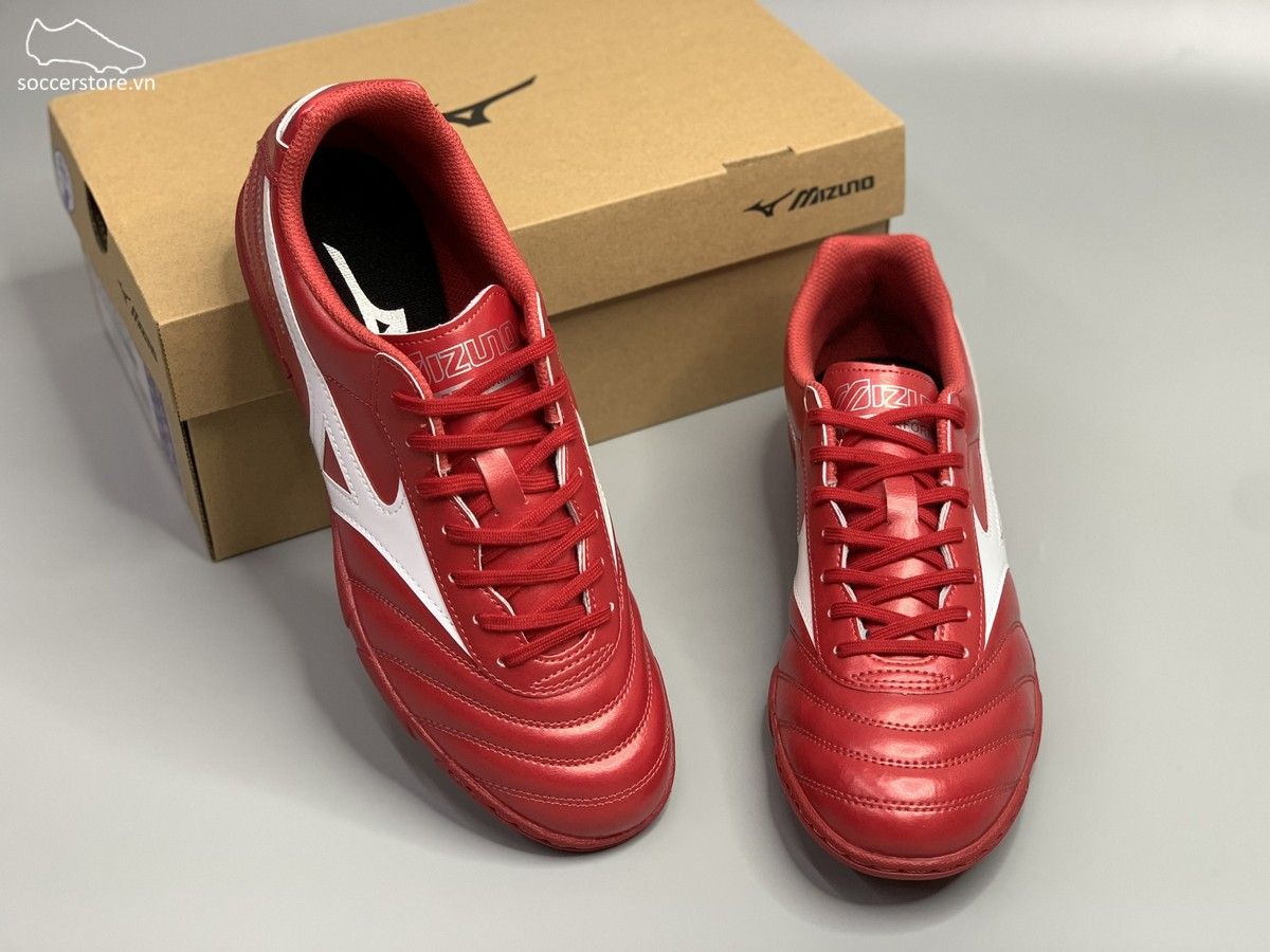 Mizuno Morelia II Club AS TF màu đỏ trắng - P1GD221660