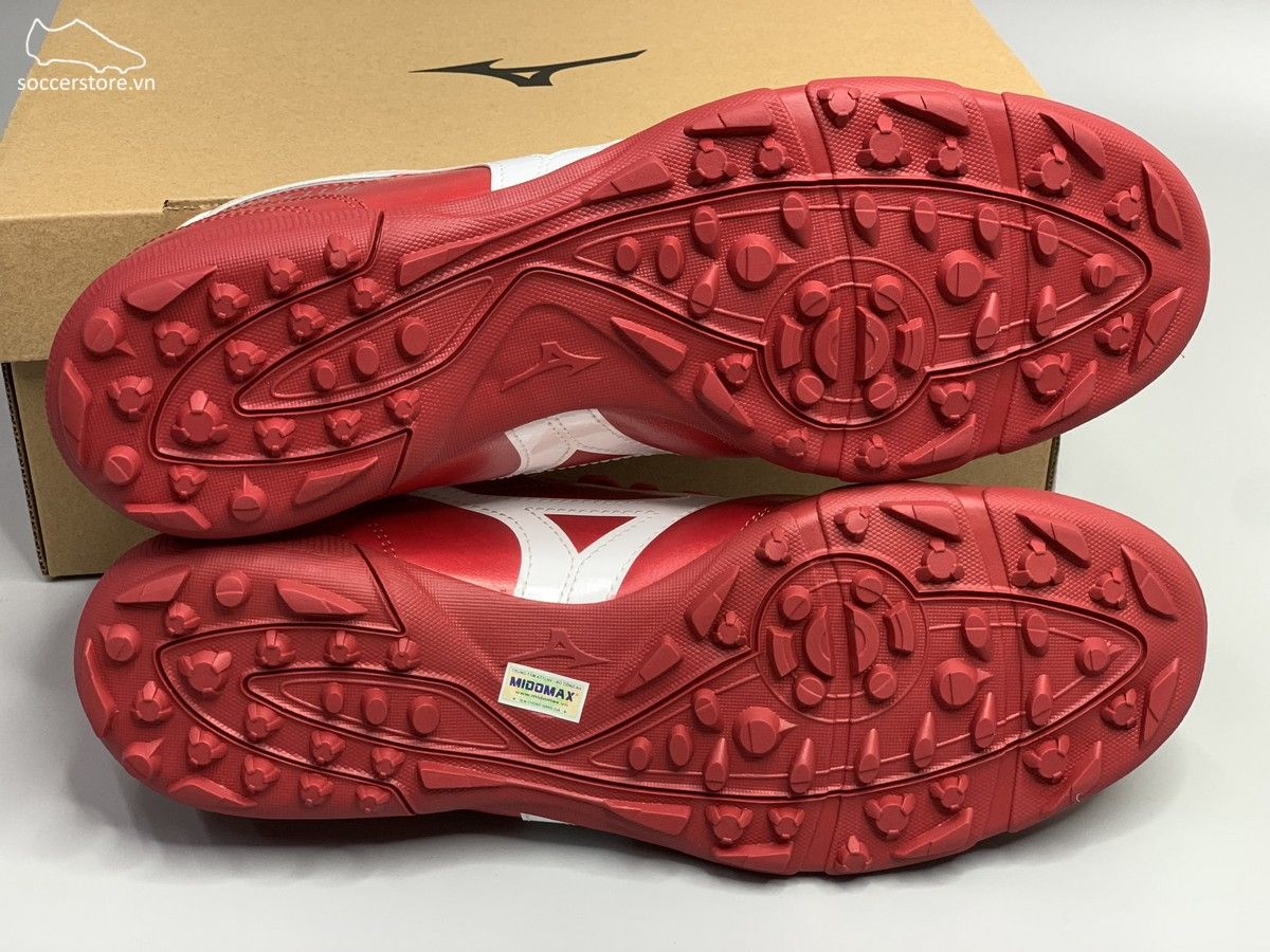 Mizuno Morelia II Club AS TF màu đỏ trắng - P1GD221660