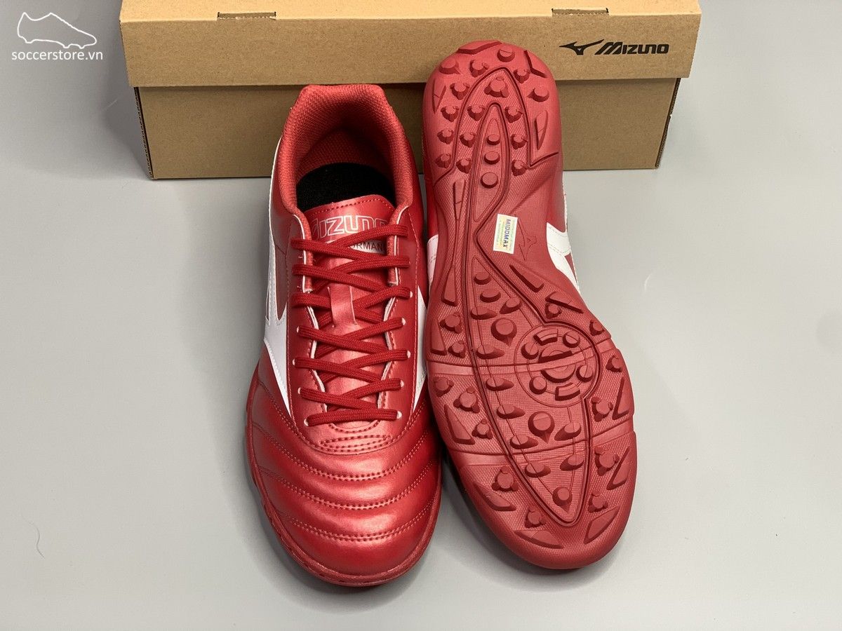 Mizuno Morelia II Club AS TF màu đỏ trắng - P1GD221660
