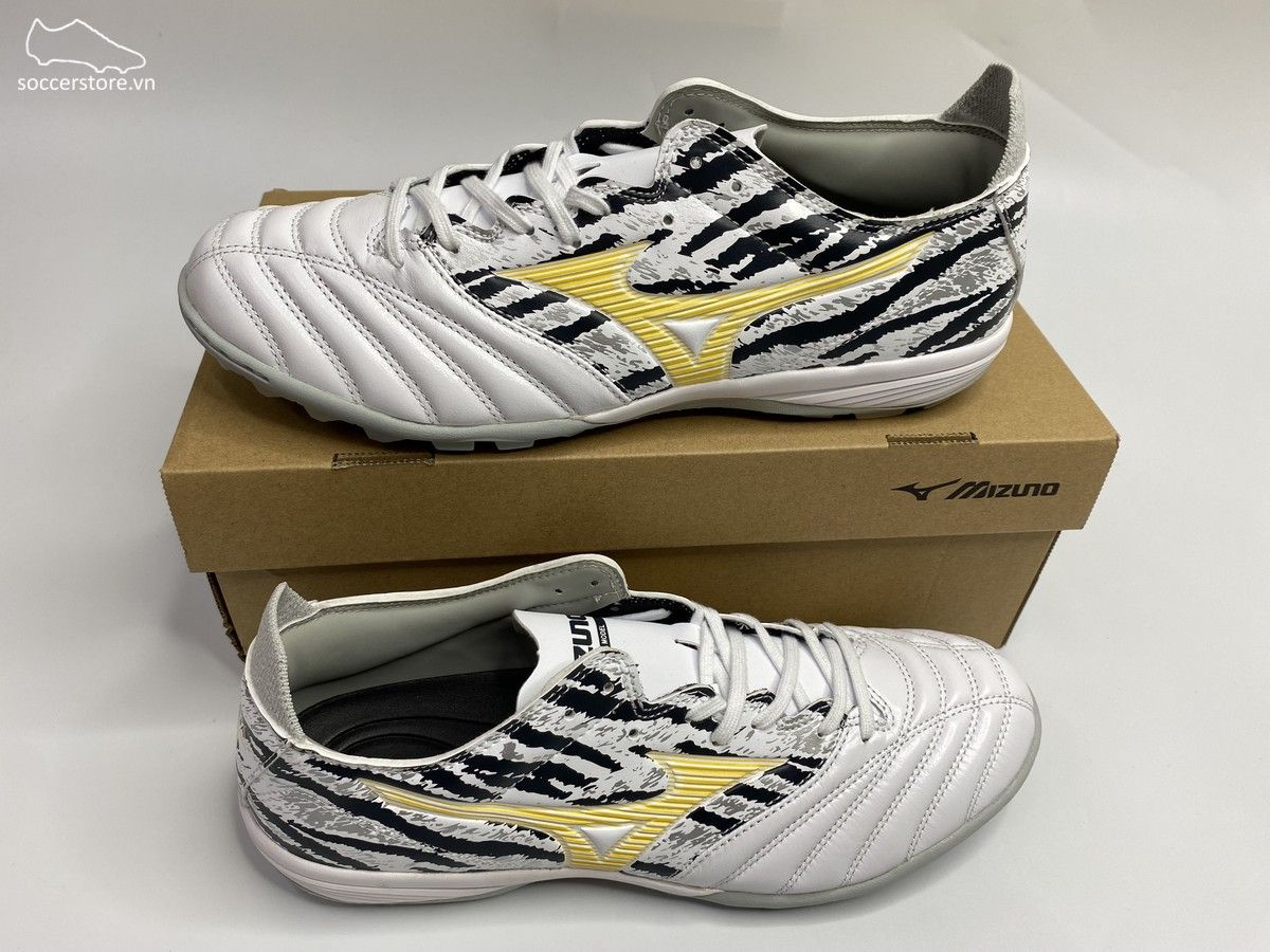 Mizuno Neo 3 Pro TF - Core White / Gold / Black - P1GD228446