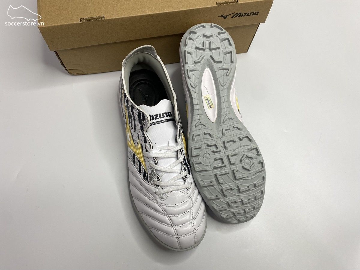 Mizuno Neo 3 Pro TF - Core White / Gold / Black - P1GD228446