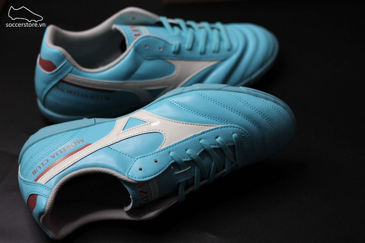 Mizuno Morelia II Club AS TF màu xanh ngọc-P1GD231625