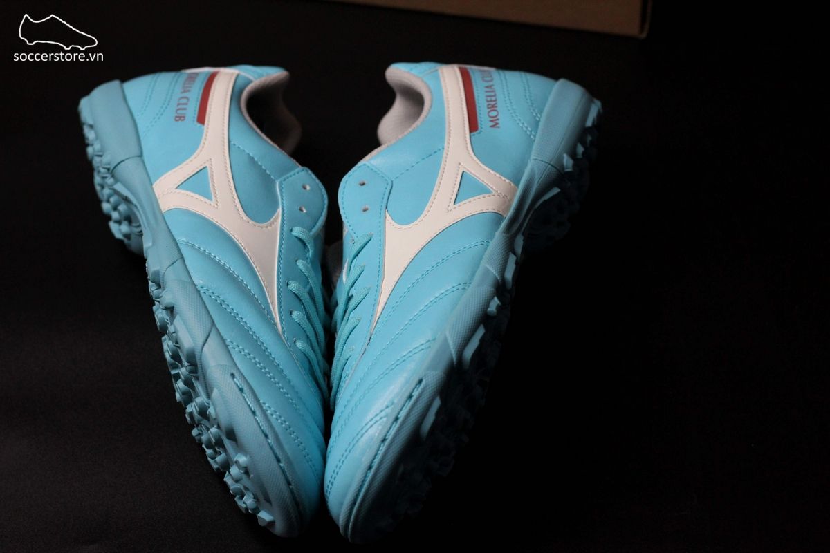 Mizuno Morelia II Club AS TF màu xanh ngọc-P1GD231625