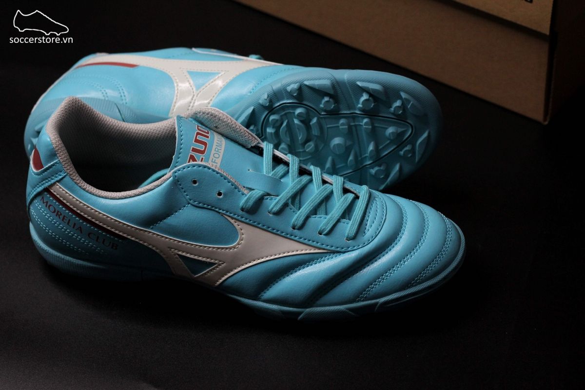 Mizuno Morelia II Club AS TF màu xanh ngọc-P1GD231625