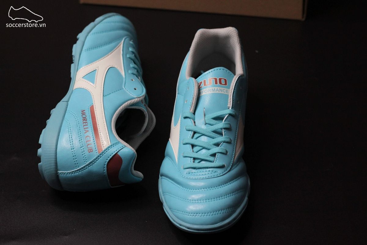 Mizuno Morelia II Club AS TF màu xanh ngọc-P1GD231625