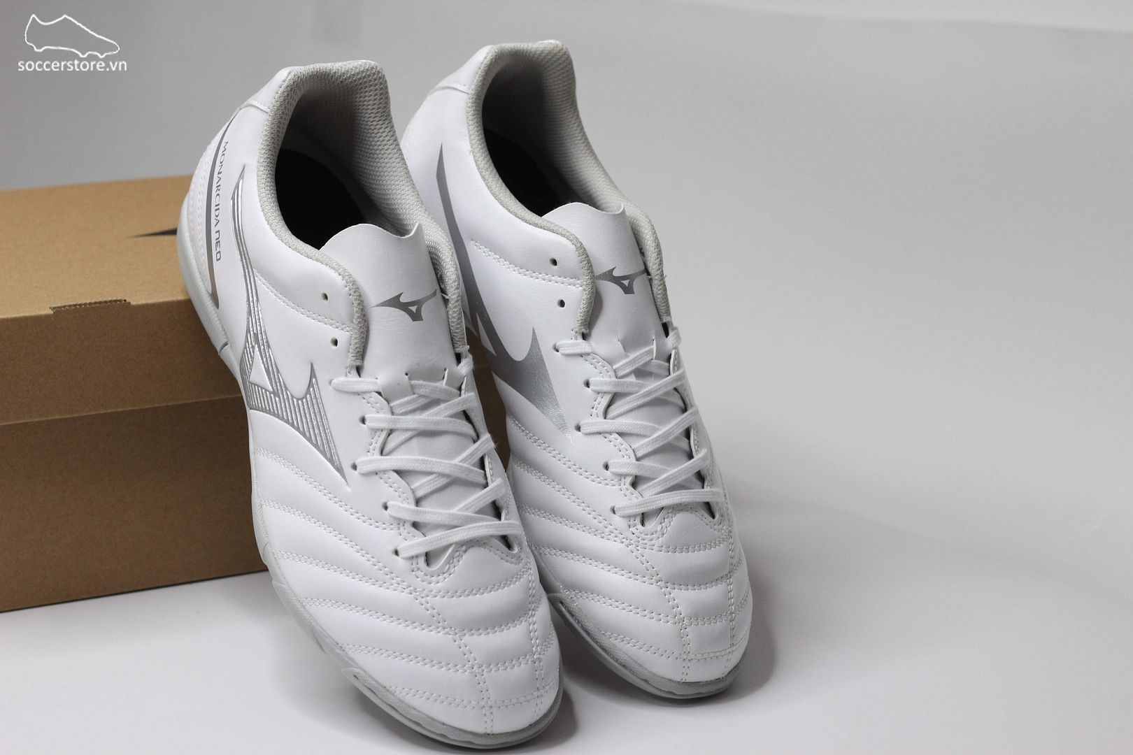 Mizuno Monarcida Neo II Select AS TF màu trắng - xám P1GD232504