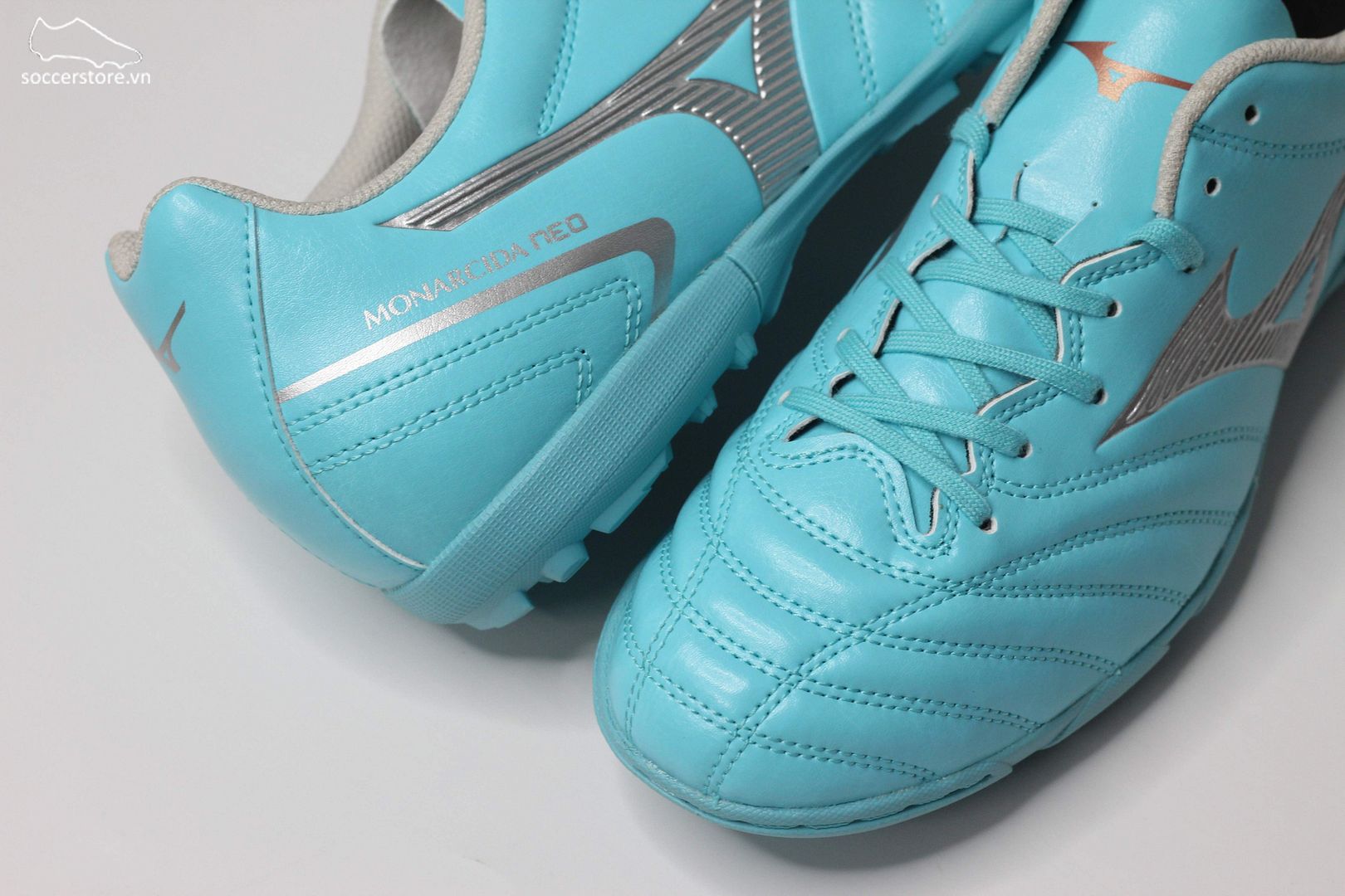Mizuno Monarcida Neo II Select AS TF xanh ngọc P1GD232525 Neo 2