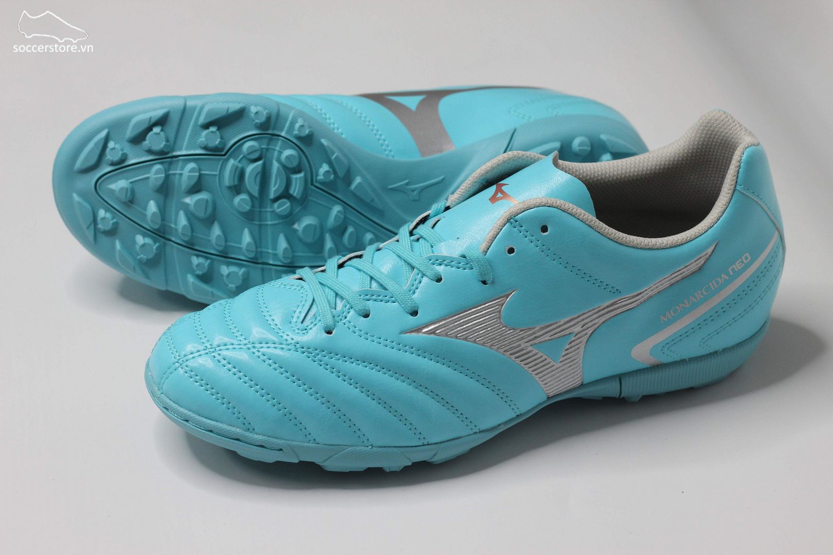 Mizuno Monarcida Neo II Select AS TF xanh ngọc P1GD232525 Neo 2