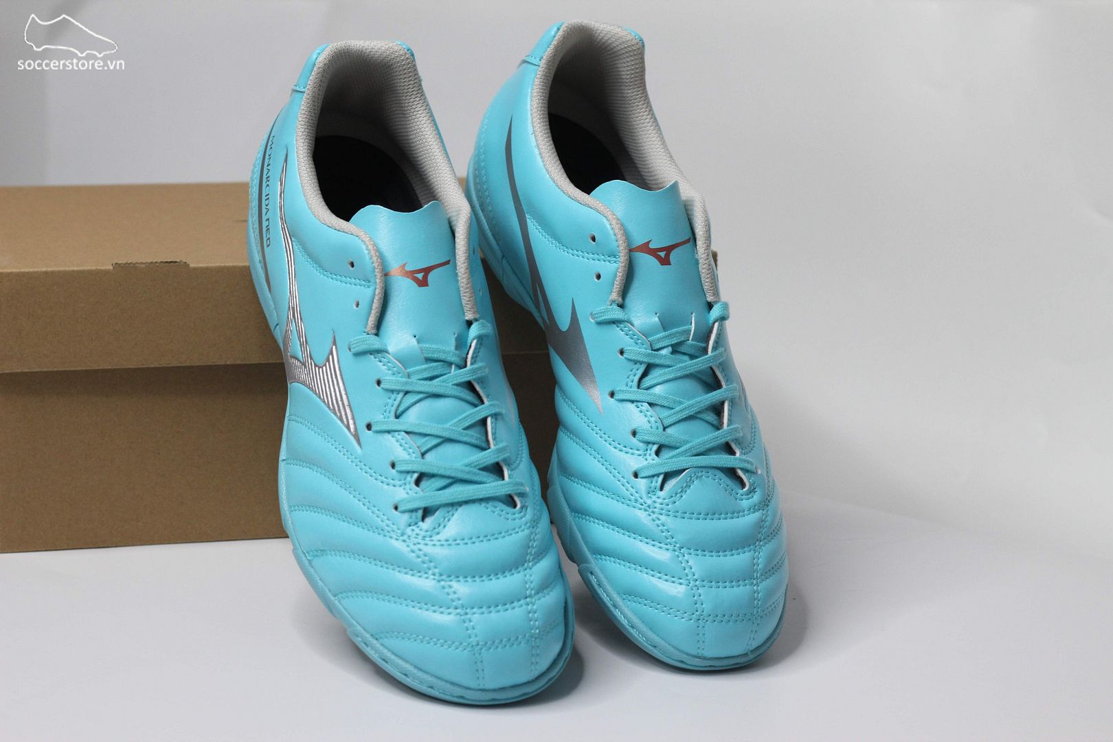 Mizuno Monarcida Neo II Select AS TF xanh ngọc P1GD232525 Neo 2