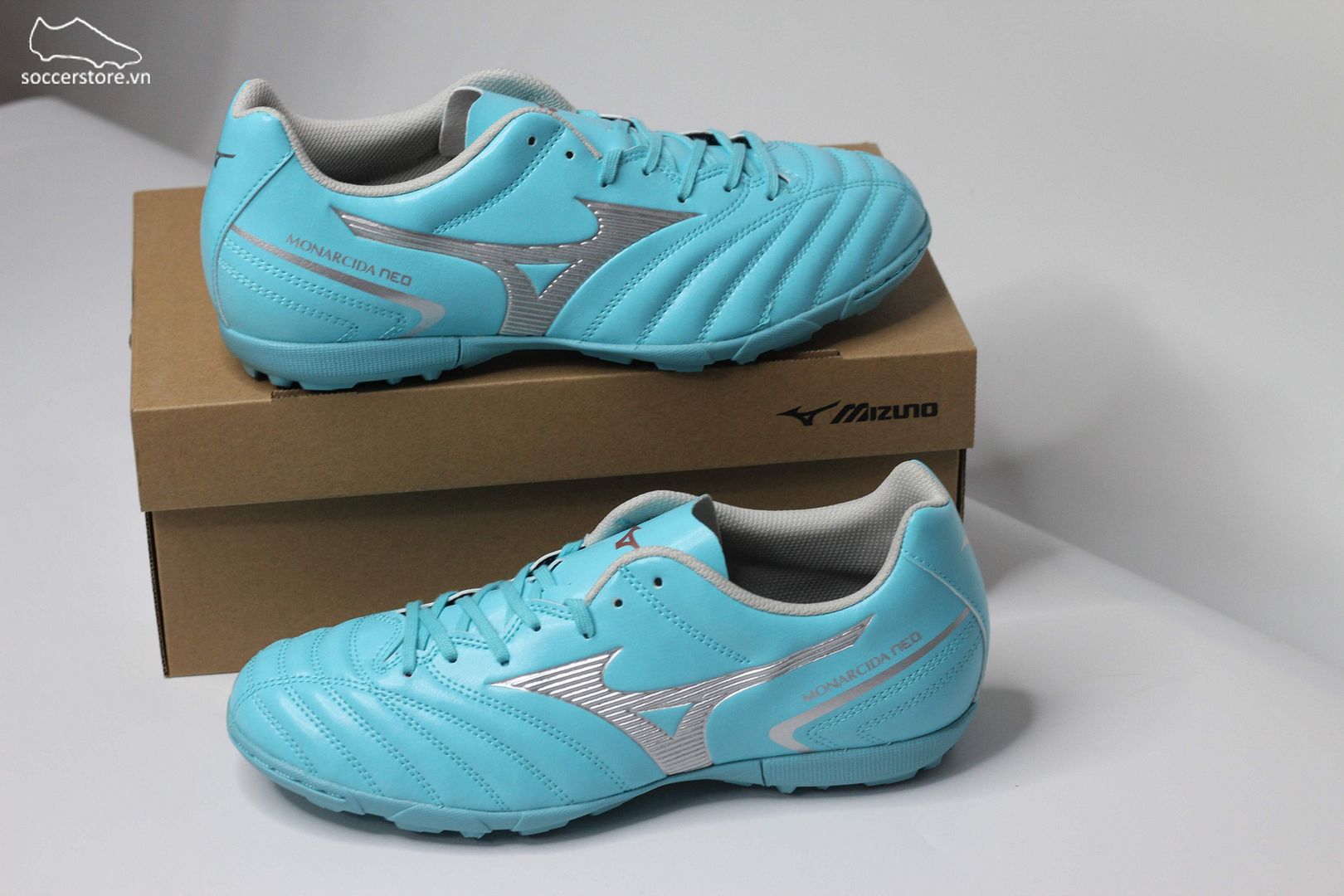 Mizuno Monarcida Neo II Select AS TF xanh ngọc P1GD232525 Neo 2