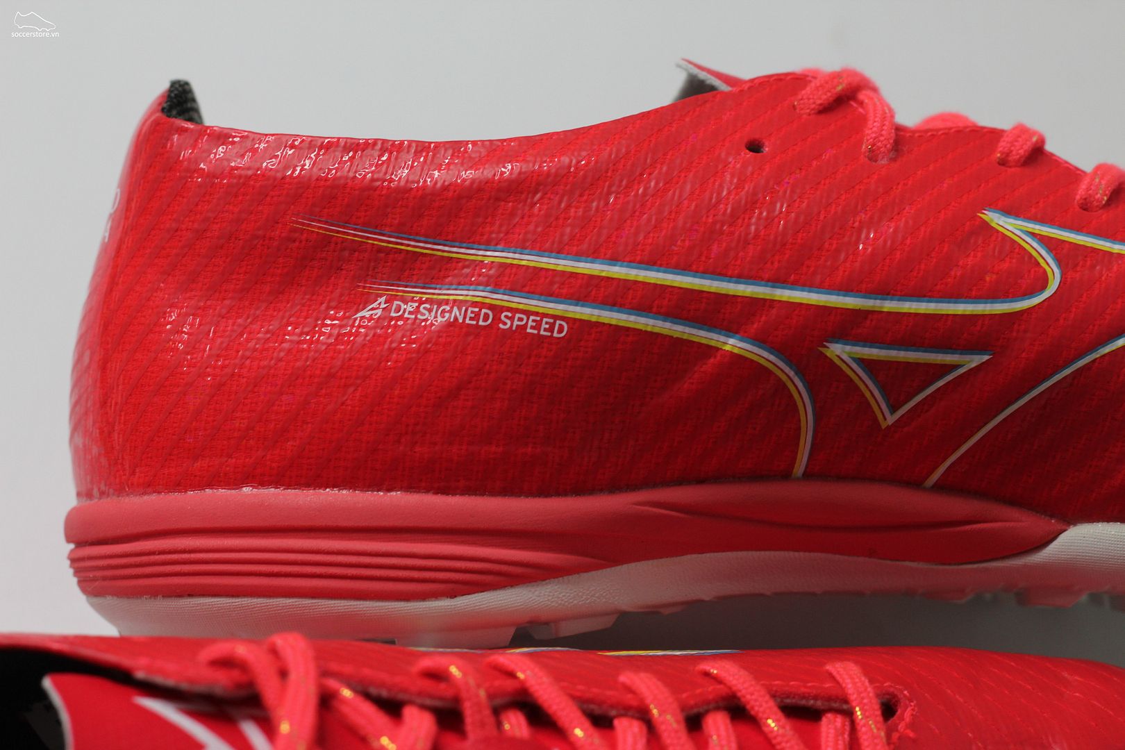 Mizuno Alpha Pro AS TF màu đỏ cam đế trắng P1GD236464