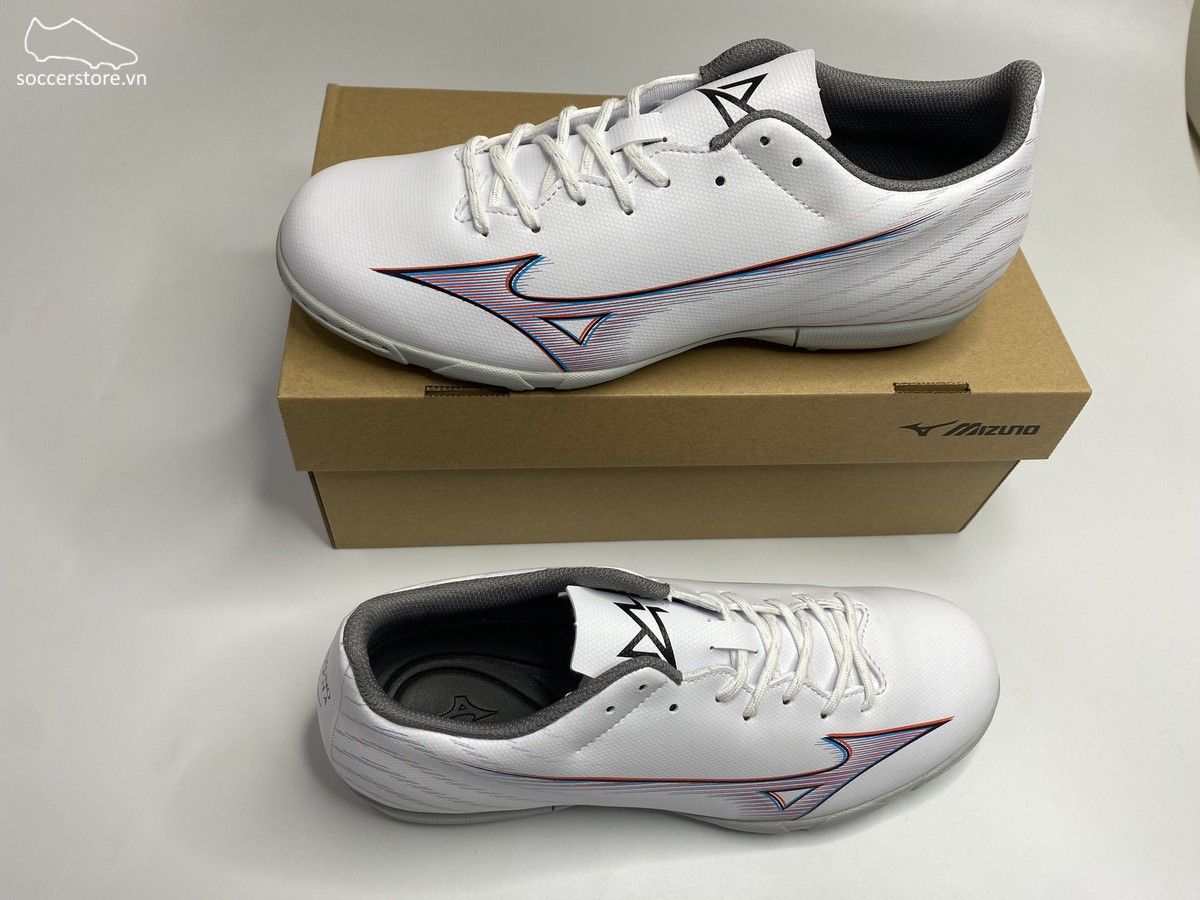 Bóng Molten Europa League OMB mùa giải 2022-2023 F5U5000-23Mizuno α Alpha Select TF AS màu Trắng bạc / Xám – P1GD236509