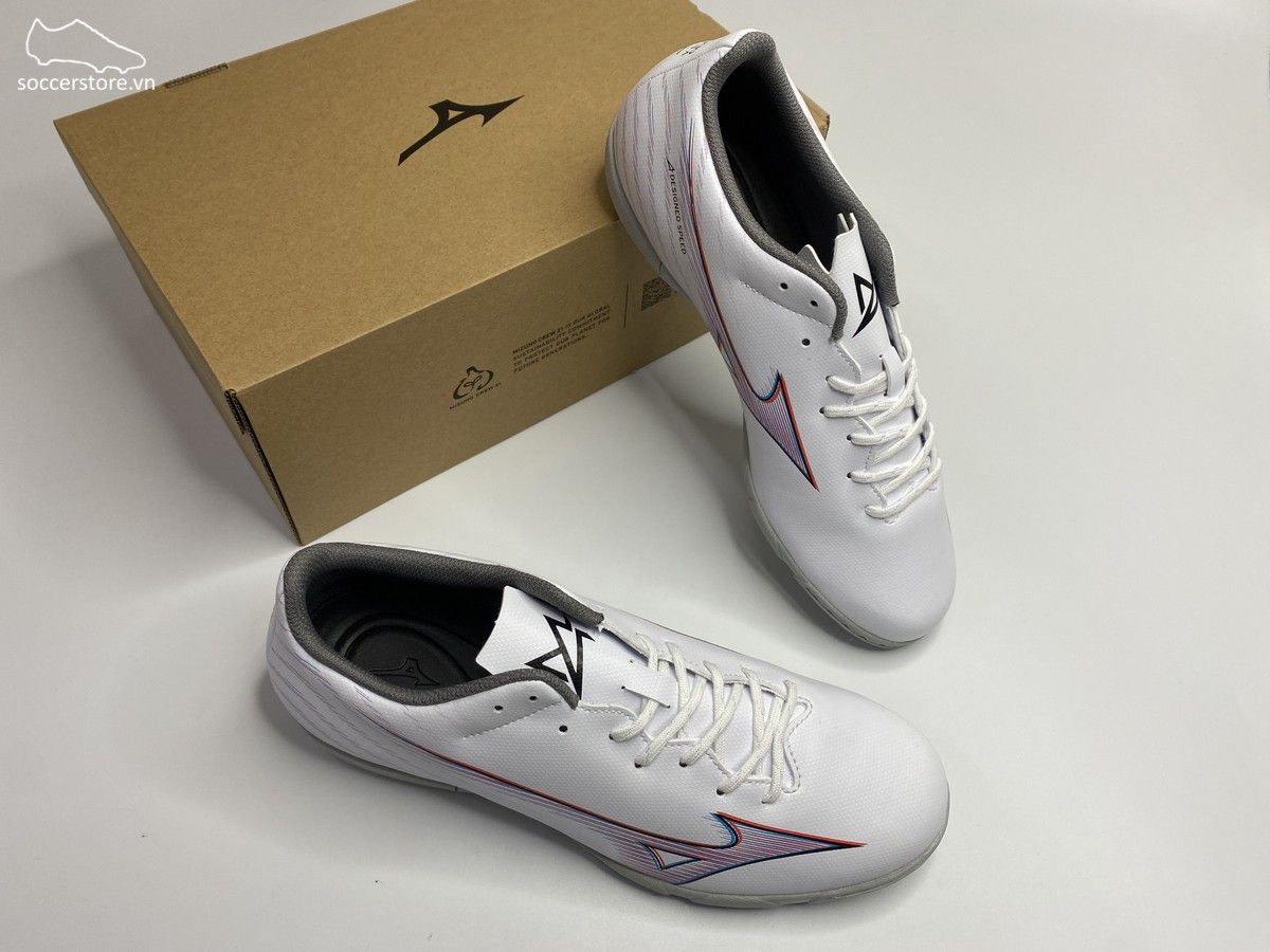 Bóng Molten Europa League OMB mùa giải 2022-2023 F5U5000-23Mizuno α Alpha Select TF AS màu Trắng bạc / Xám – P1GD236509