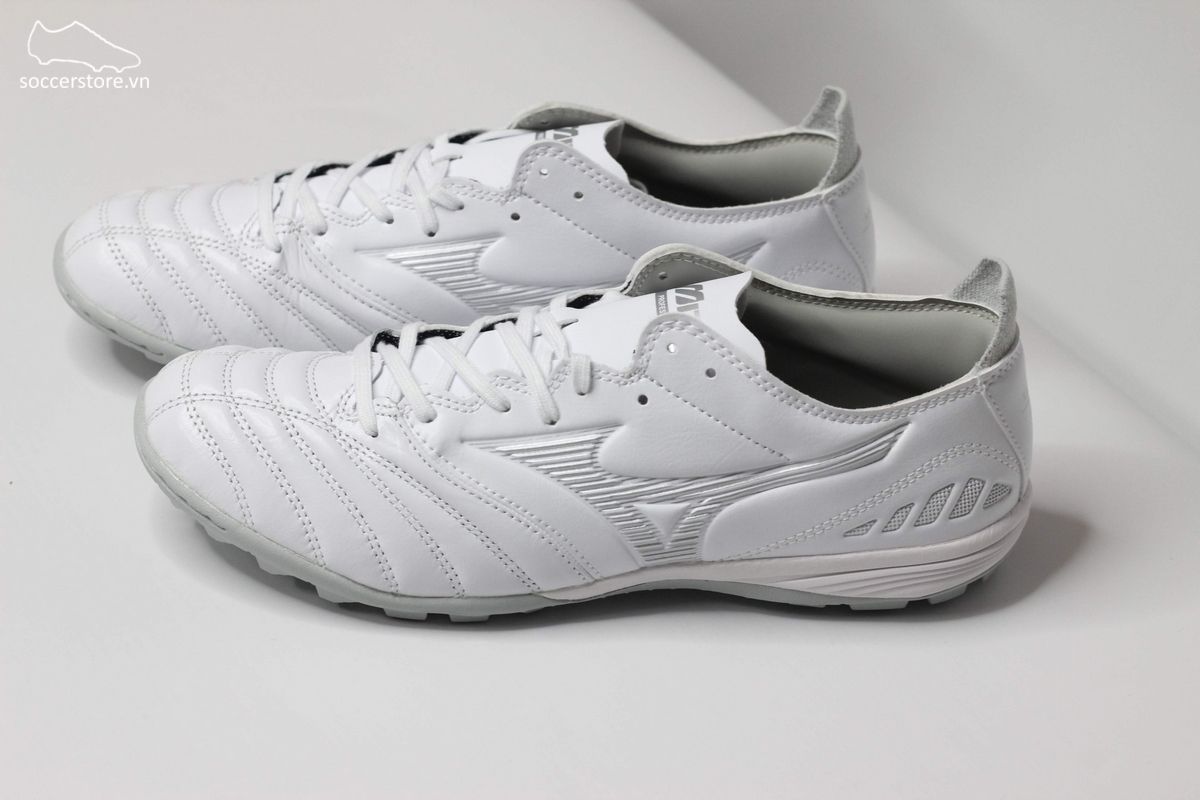 Mizuno Morelia Neo III Pro AS TF màu trắng ngọc trai - P1GD238404