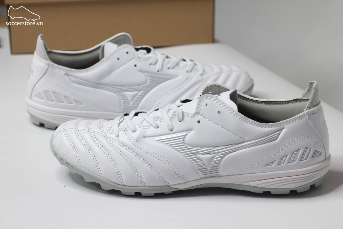 Mizuno Morelia Neo III Pro AS TF màu trắng ngọc trai - P1GD238404