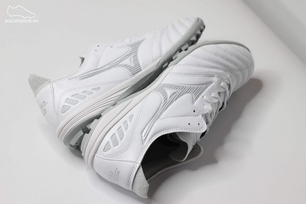 Mizuno Morelia Neo III Pro AS TF màu trắng ngọc trai - P1GD238404