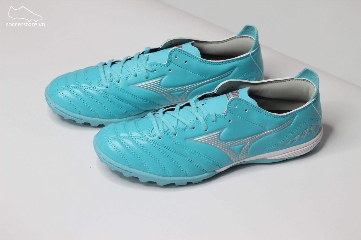 Mizuno Morelia Neo III Pro AS TF màu xanh ngọc - P1GD238425