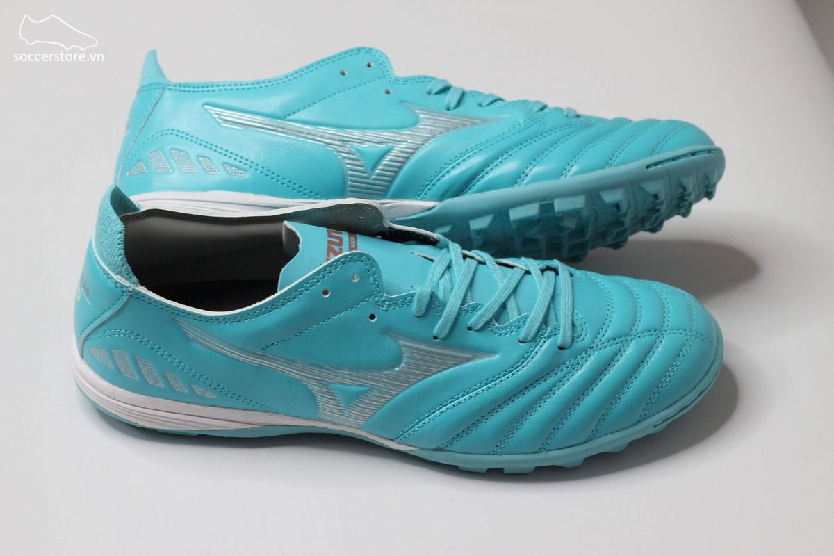 Mizuno Morelia Neo III Pro AS TF màu xanh ngọc - P1GD238425