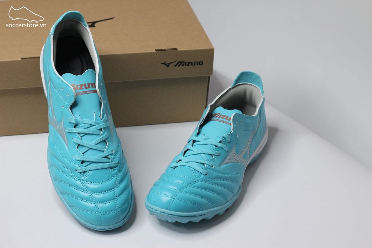 Mizuno Morelia Neo III Pro AS TF màu xanh ngọc - P1GD238425