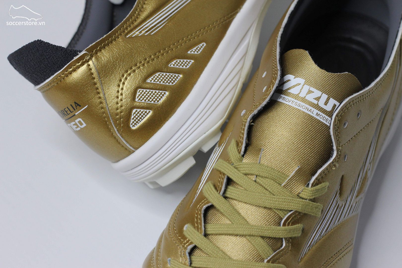 Mizuno Morelia Neo III Pro AS TF vàng đồng P1GD238452