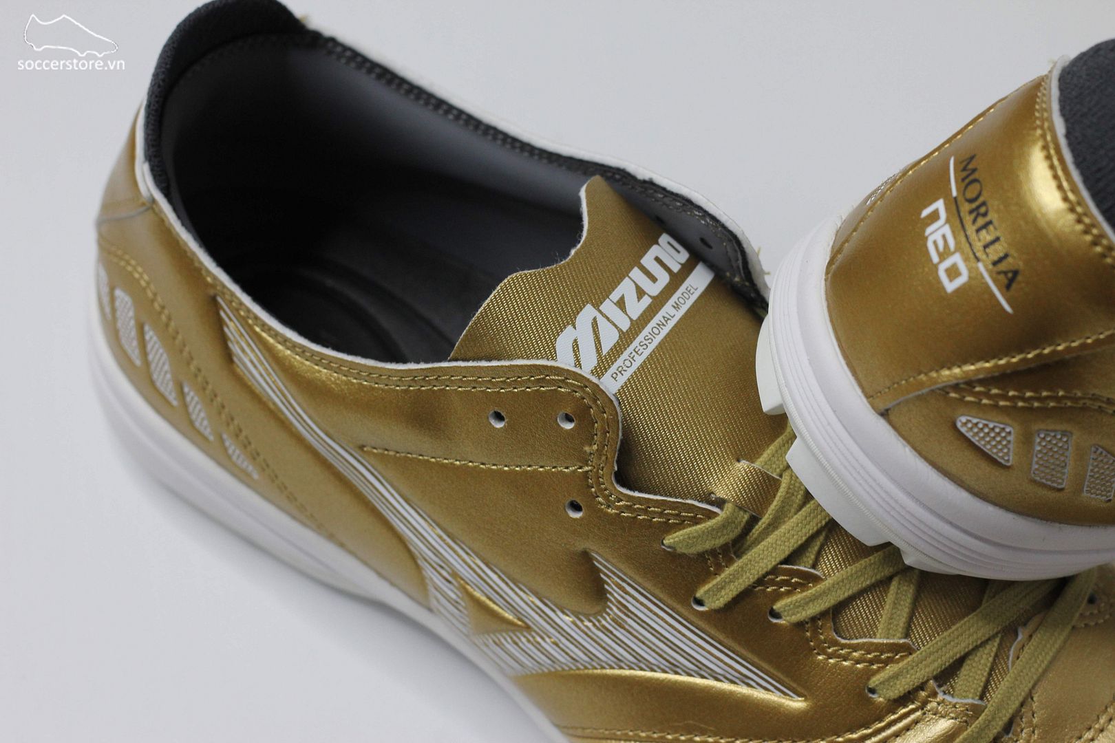 Mizuno Morelia Neo III Pro AS TF vàng đồng P1GD238452