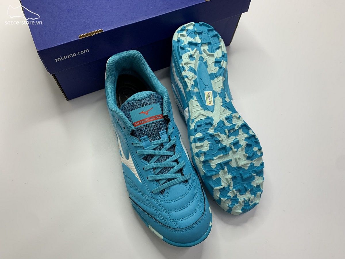Mizuno Monarcida Neo Sala Pro TF - Light Blue - White - Q1GB212123