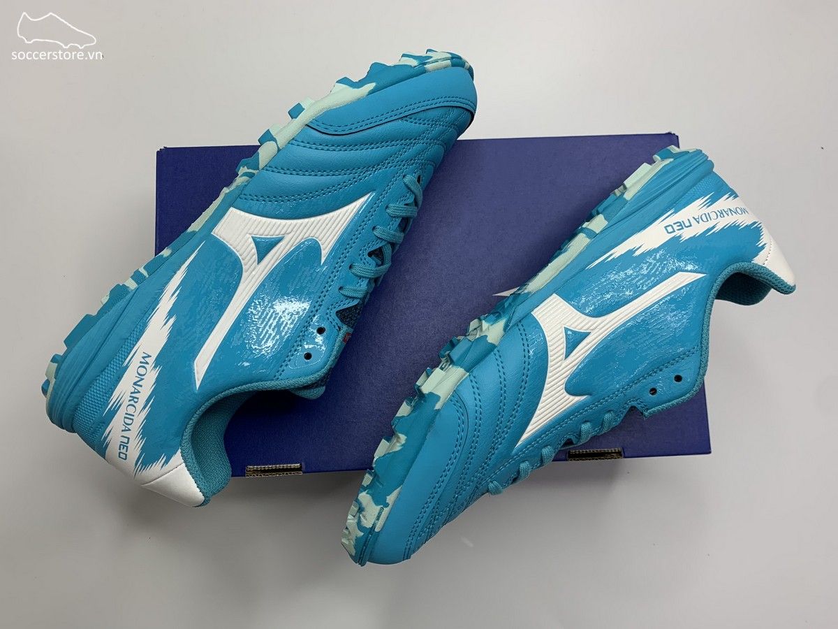Mizuno Monarcida Neo Sala Pro TF - Light Blue - White - Q1GB212123