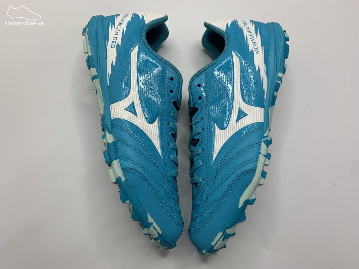 Mizuno Monarcida Neo Sala Pro TF - Light Blue - White - Q1GB212123