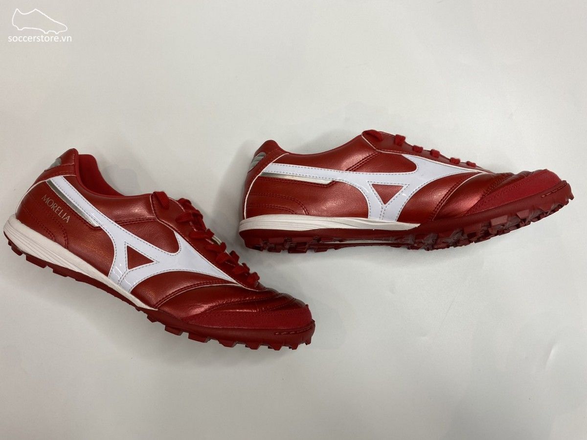 Mizuno Morelia Sala Elite TF màu đỏ trắng bạc Q1GB221060