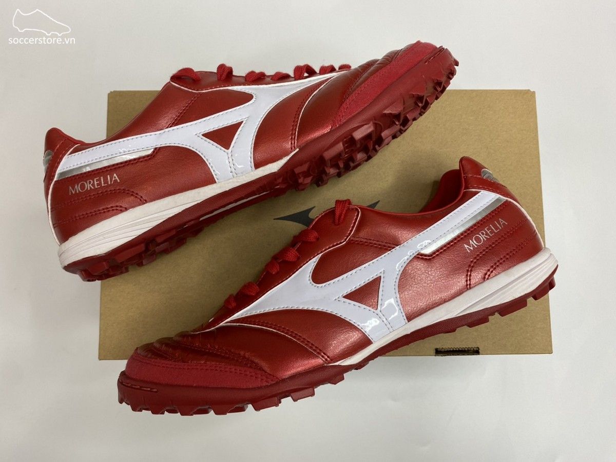 Mizuno Morelia Sala Elite TF màu đỏ trắng bạc Q1GB221060