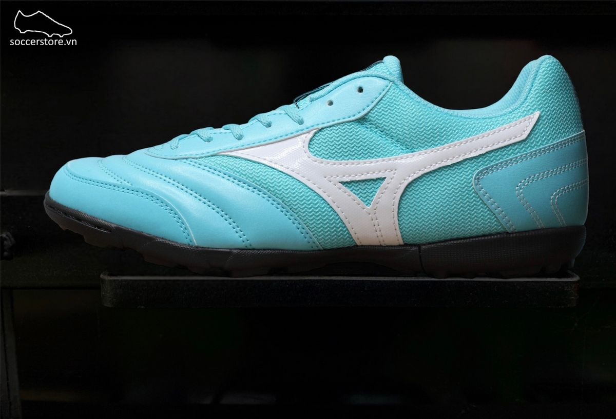 Mizuno Morelia Sala Club TF màu xanh ngọc trắng - Q1GB230370