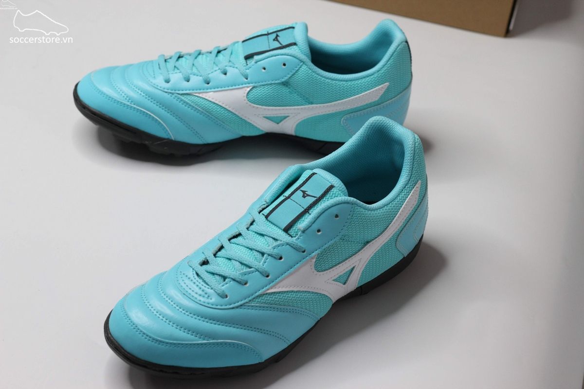 Mizuno Morelia Sala Club TF màu xanh ngọc trắng - Q1GB230370