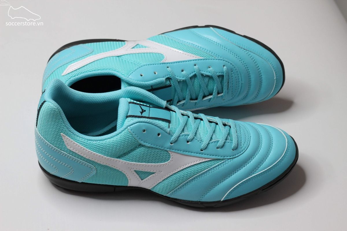 Mizuno Morelia Sala Club TF màu xanh ngọc trắng - Q1GB230370
