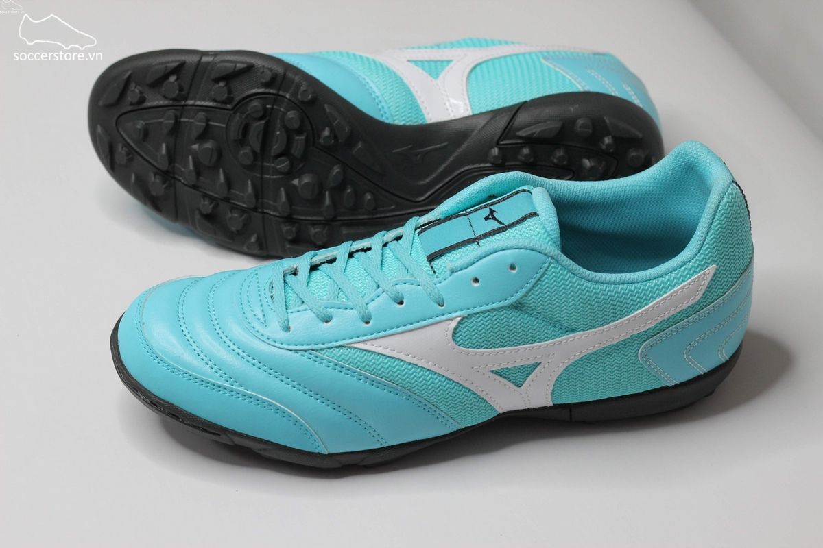 Mizuno Morelia Sala Club TF màu xanh ngọc trắng - Q1GB230370