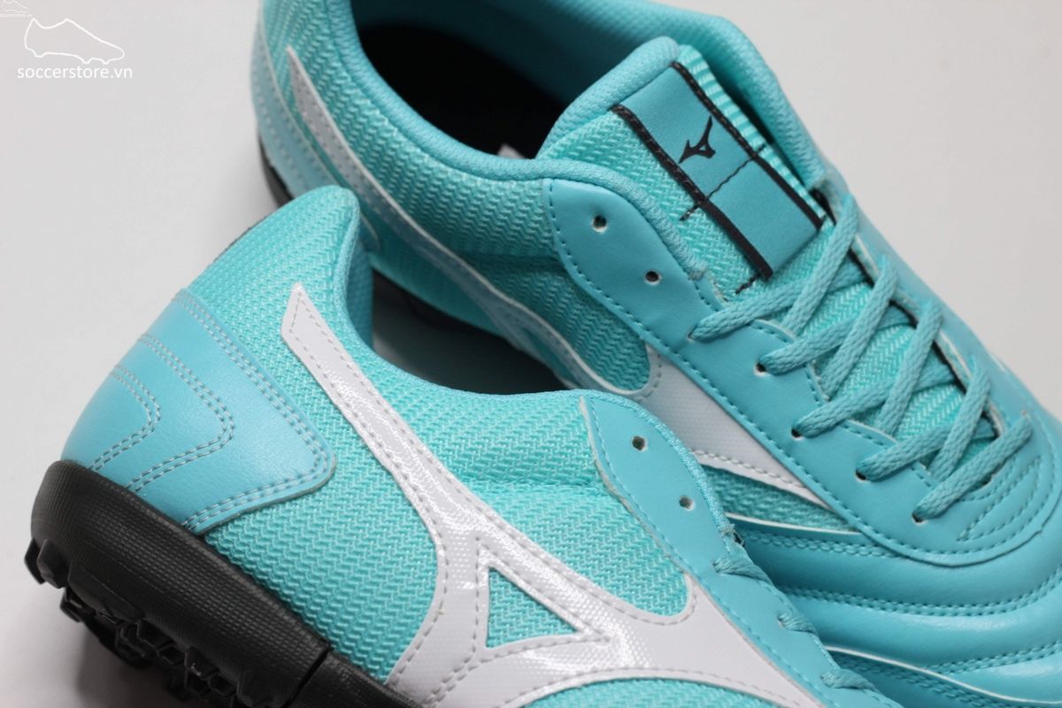 Mizuno Morelia Sala Club TF màu xanh ngọc trắng - Q1GB230370