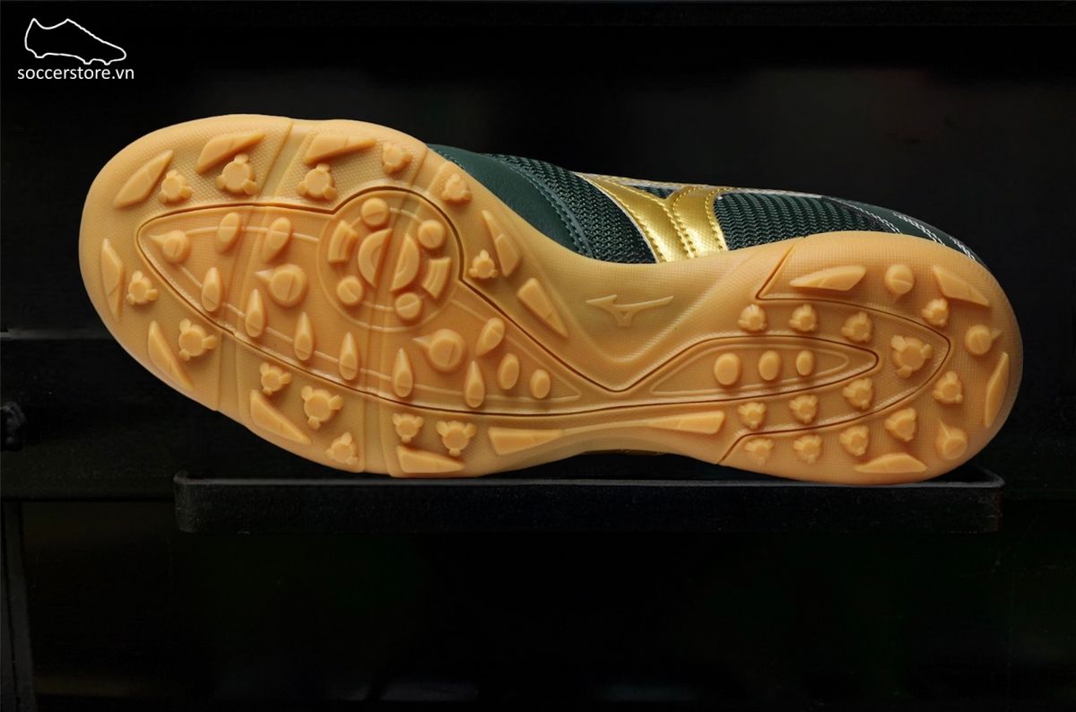 Mizuno Morelia Sala Club TF xanh bộ đội- vàng gold - Q1GB230373