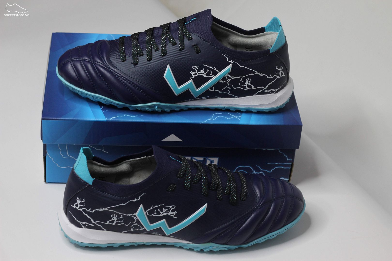 Giày bóng đá Wika Thunder màu navy