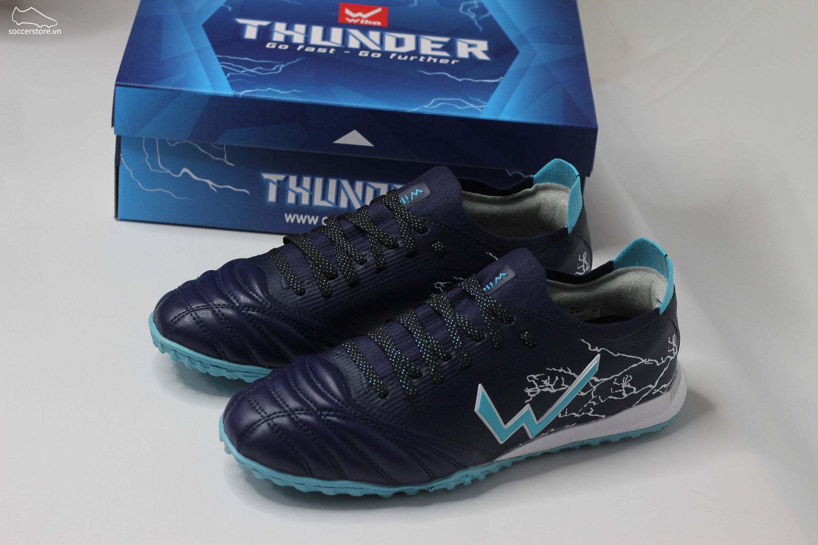 Giày bóng đá Wika Thunder màu navy