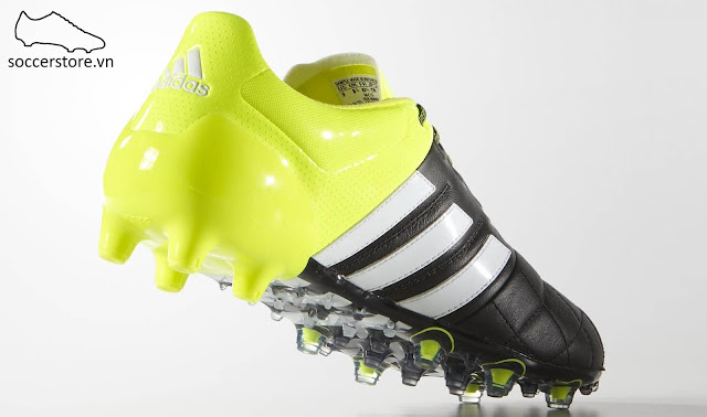 Adidas Ace 15.1 leather FG-AG Core Black- White- Solar Yellow Adidas Ace 15.1 leather FG-AG Core Black- White- Solar Yellow