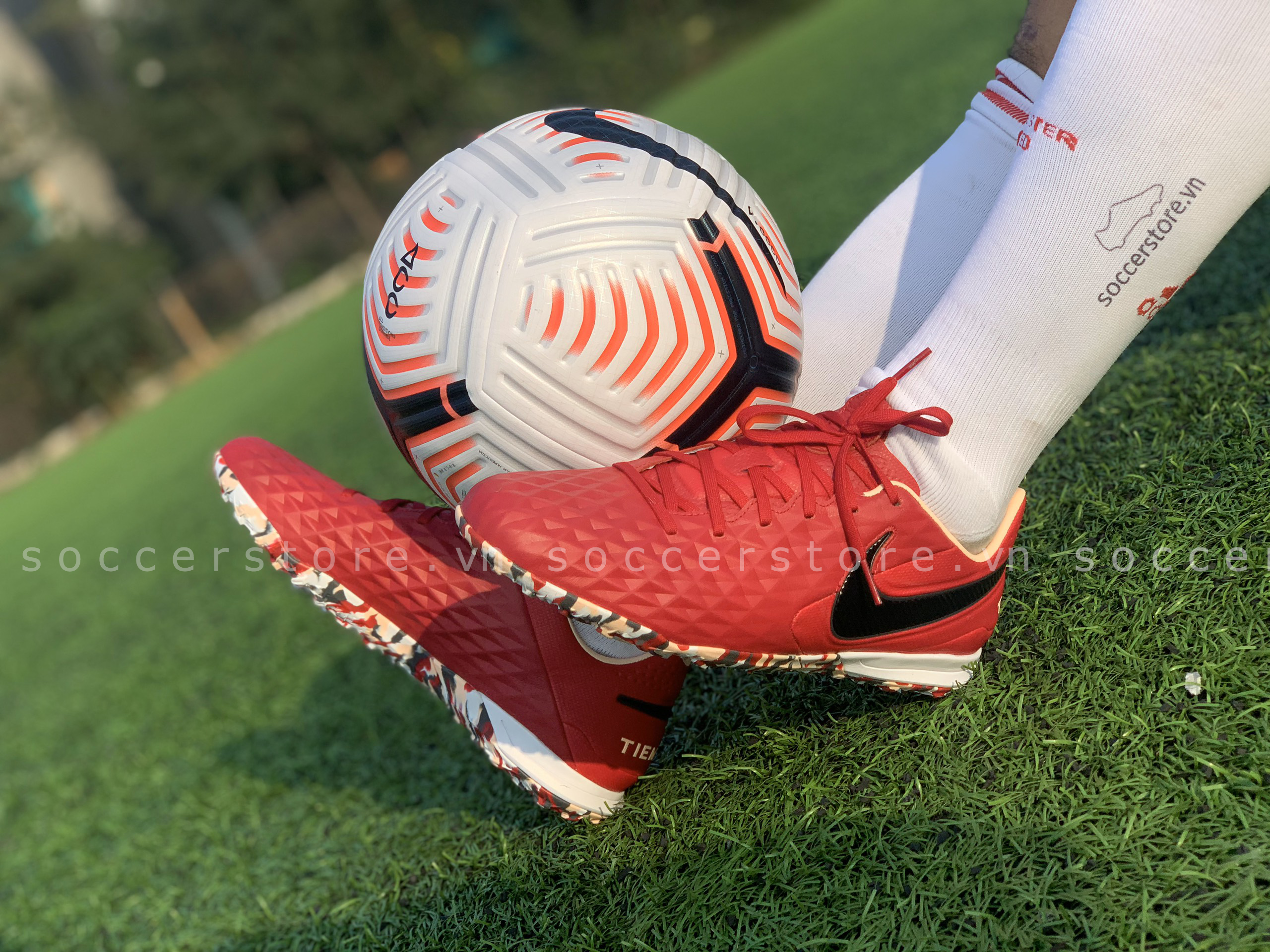 Nike Tiempo Legend 8 pro TF đỏ