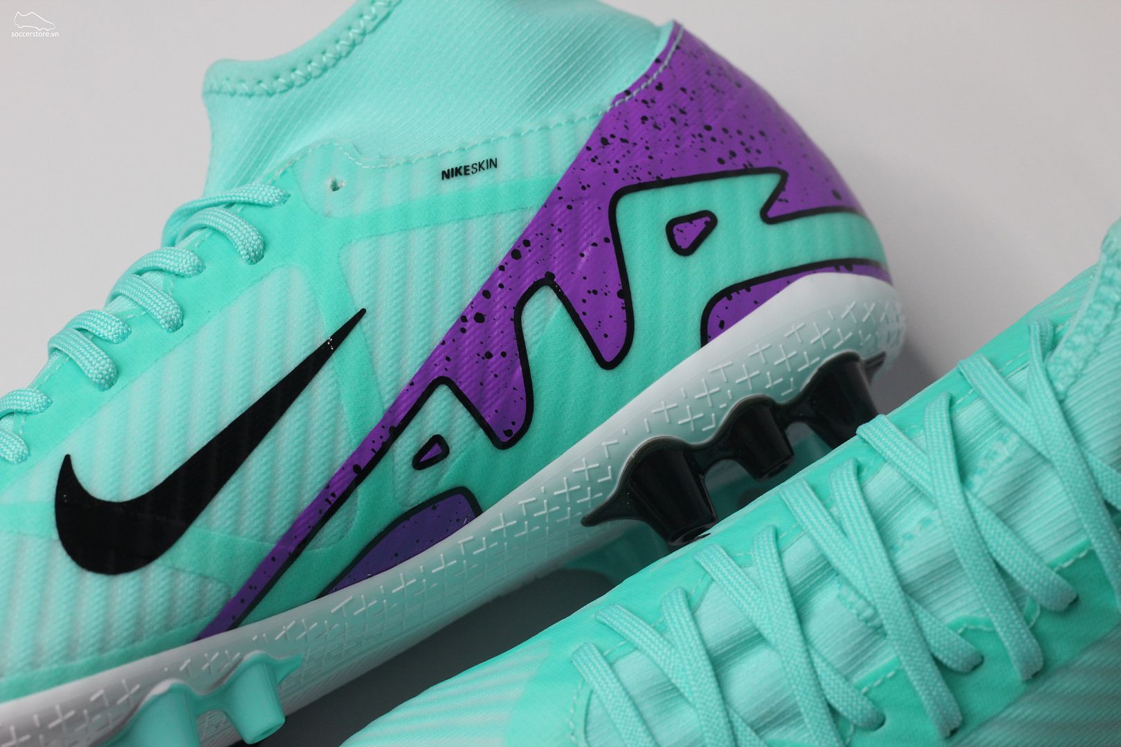 Nike Mercurial Superfly 9 Academy AG Air Zoom Peak Ready pack màu xanh mint DJ5622-300