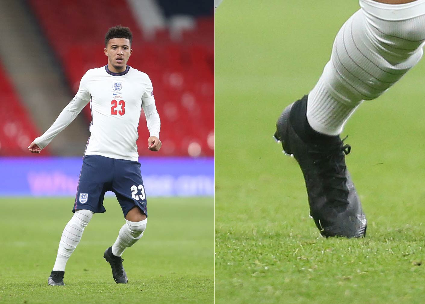 Sancho lên chân đôi Nike Mercurial 2021