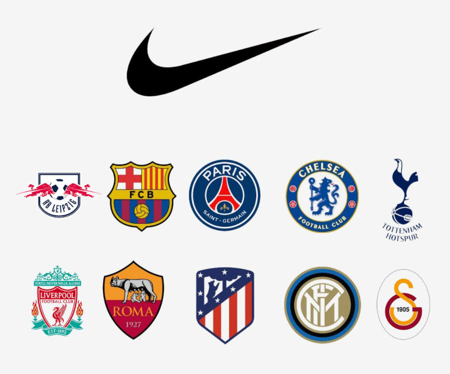 các đội Elite Team nhận tài trợ của Nike