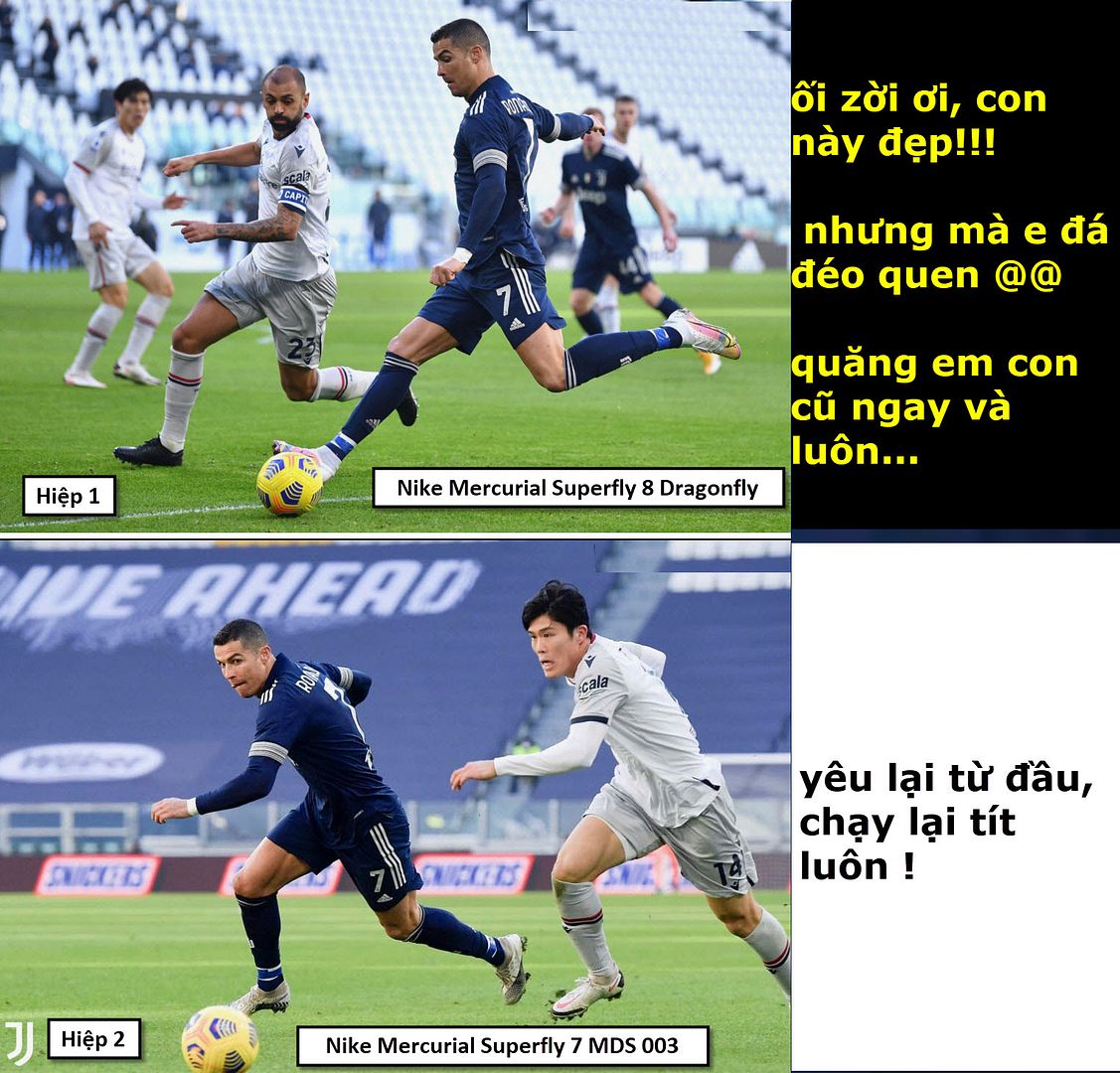 CR7 đổi giày Mercurial Superfly 8