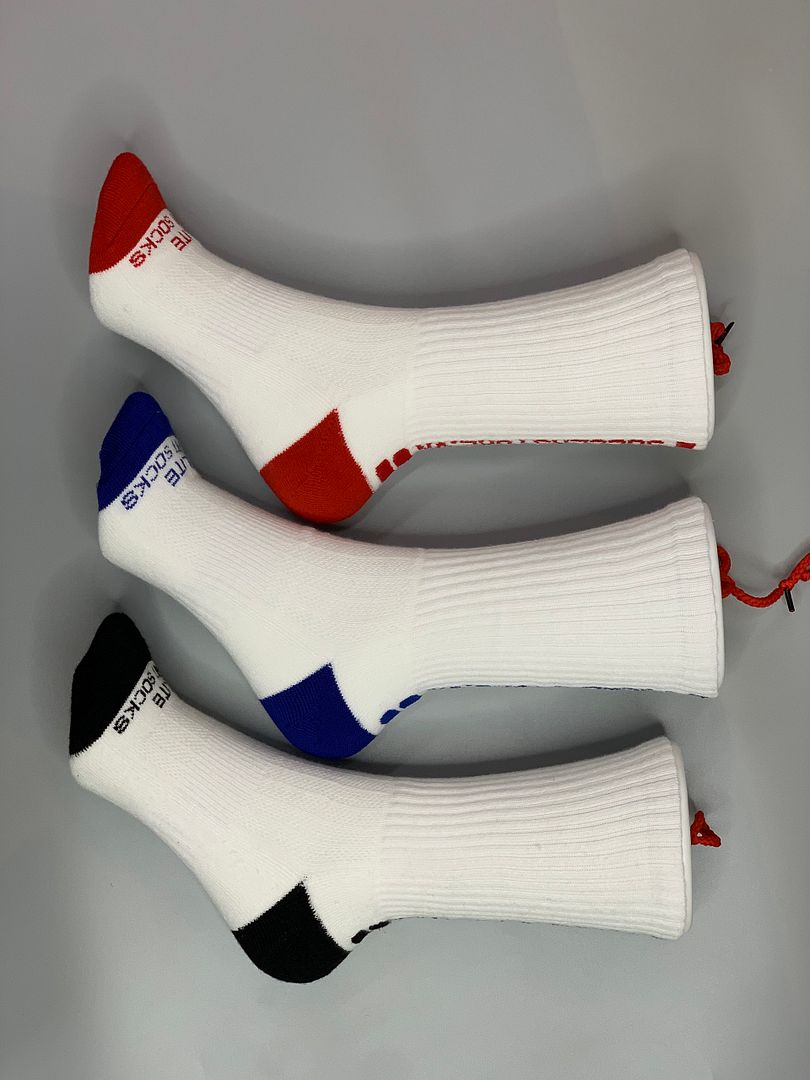Tất bóng đá soccerstore.vn màu trắng - #tatscs