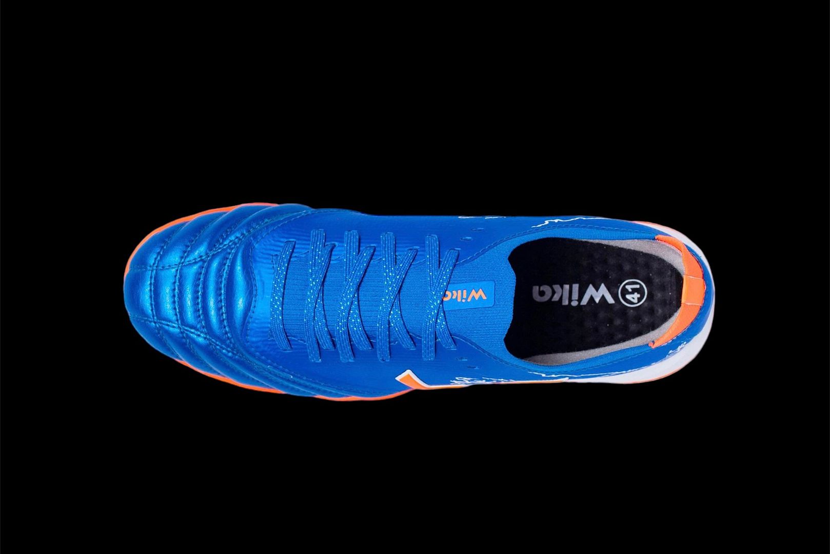 Giày bóng đá Wika Thunder màu xanh cam