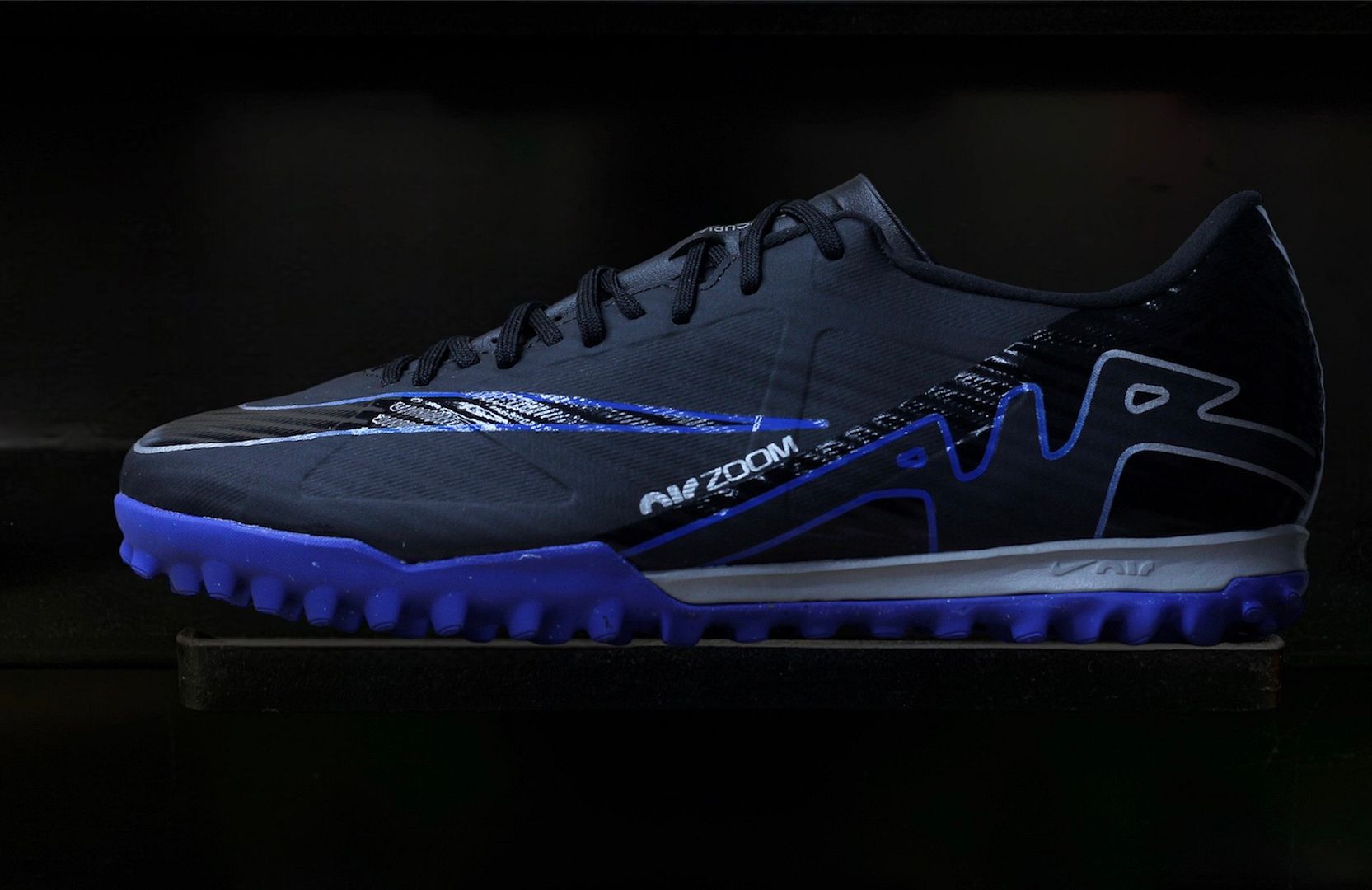 Nike Mercurial Vapor 15 Academy TF Air Zoom màu đen xanh DJ5635-040