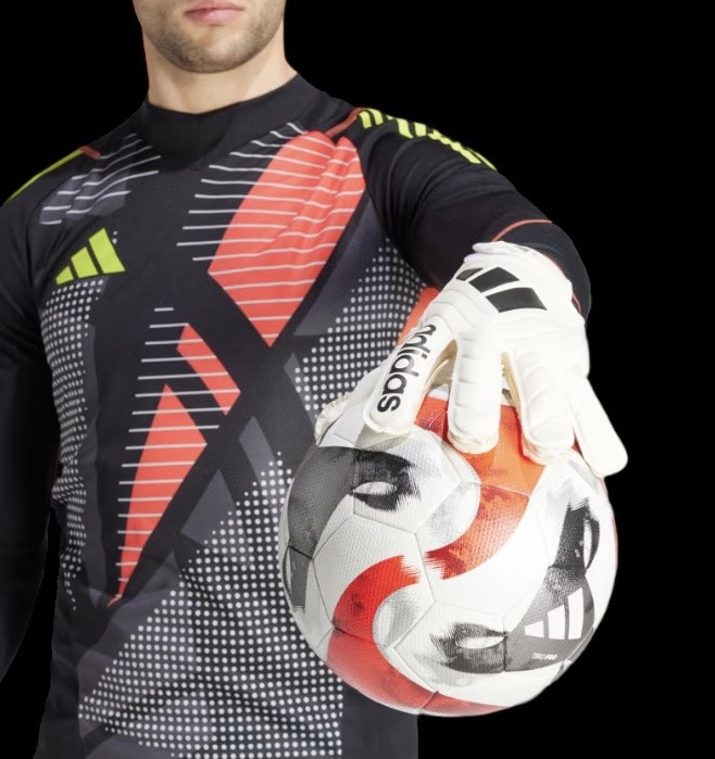 Găng tay thủ môn Adidas Copa Club màu trắng- đen GK Gloves IQ4016