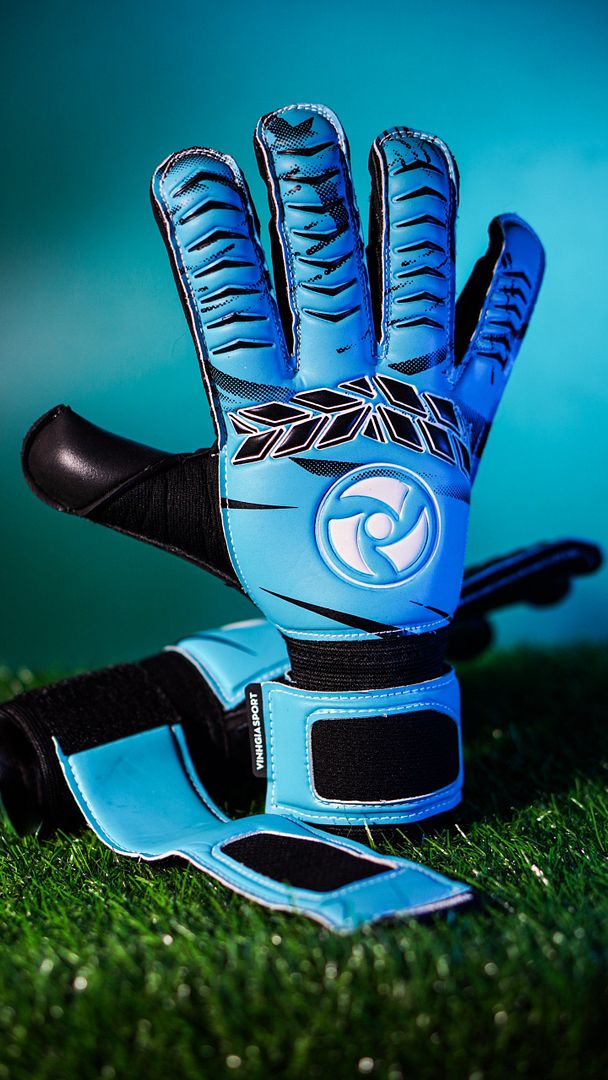 Găng tay thủ môn VGS Archery Pro Contact màu xanh blue