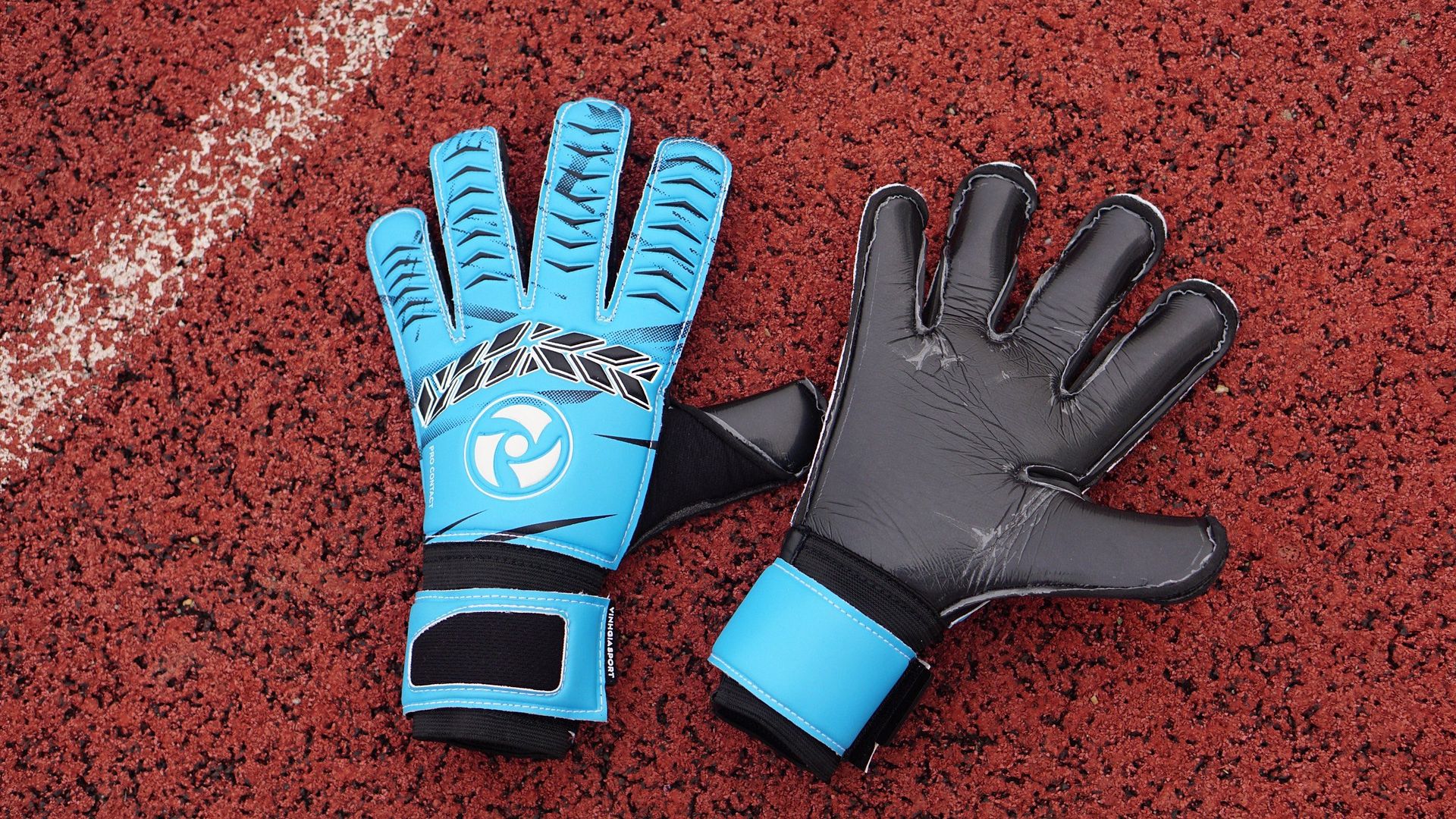 Găng tay thủ môn VGS Archery Pro Contact màu xanh blue